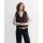 Cropped Vest - Rosewood Brown
