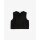 Cropped Vest - True Black
