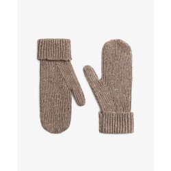 Knitted Mittens - Speckled Brown - OS