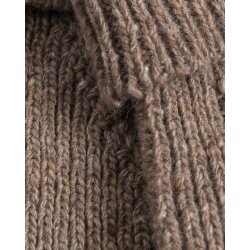 Knitted Mittens - Speckled Brown - OS