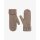Knitted Mittens - Speckled Brown - OS