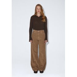 Donna High Relaxed Washed Khaki Cord
