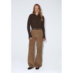 Donna High Relaxed Washed Khaki Cord