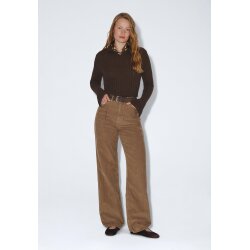 Donna High Relaxed Washed Khaki Cord