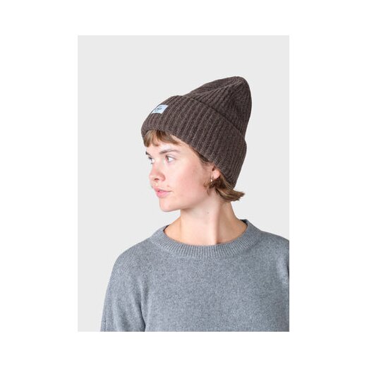 Wide rib beanie Taupe One size