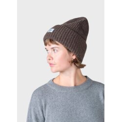 Wide rib beanie Taupe One size