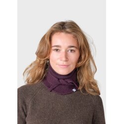 Violet schmaler Strickschal Burgundy One size