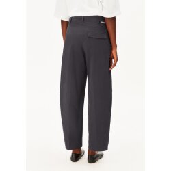 BARREL LEG TWILL PANT dark steel