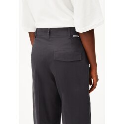 BARREL LEG TWILL PANT dark steel