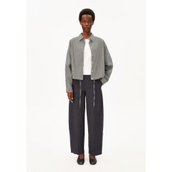 BARREL LEG TWILL PANT dark steel