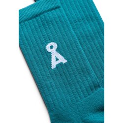 SAAMUS BOLD SOCKS W petrol velvet