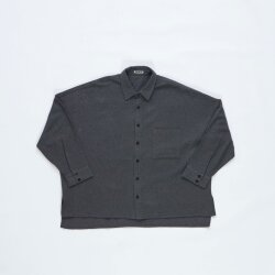 Tahira Shirt Black Melange Flannel