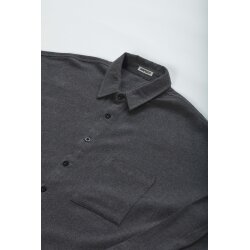 Tahira Shirt Black Melange Flannel