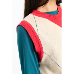 Relvas Vest Argyle Red